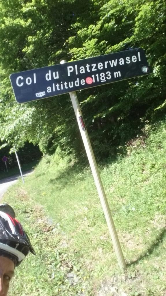 Route : Magnifique selfie de Théo dans les Vosges