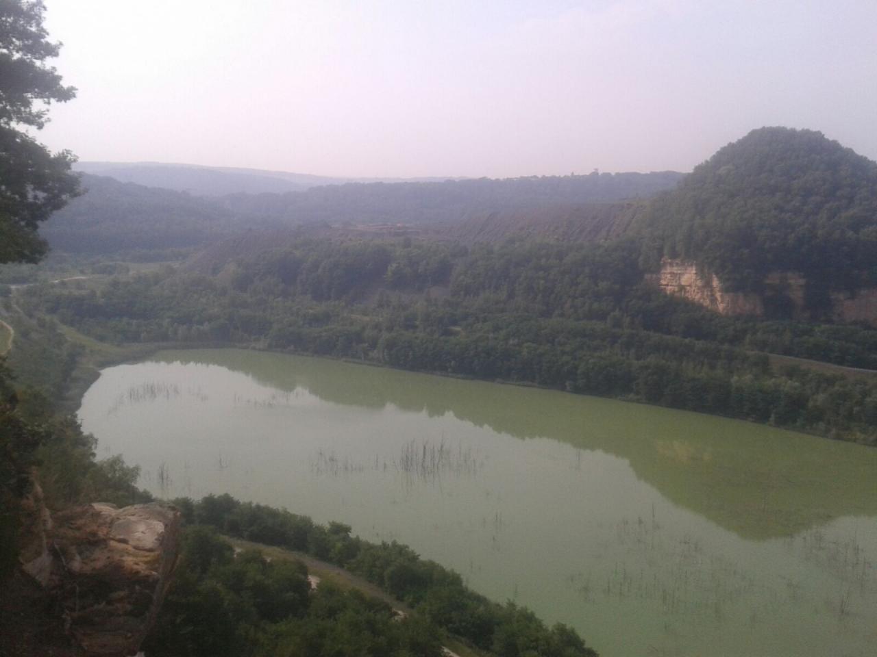 Eric M : vue du belvédère de la carrière de Freyming