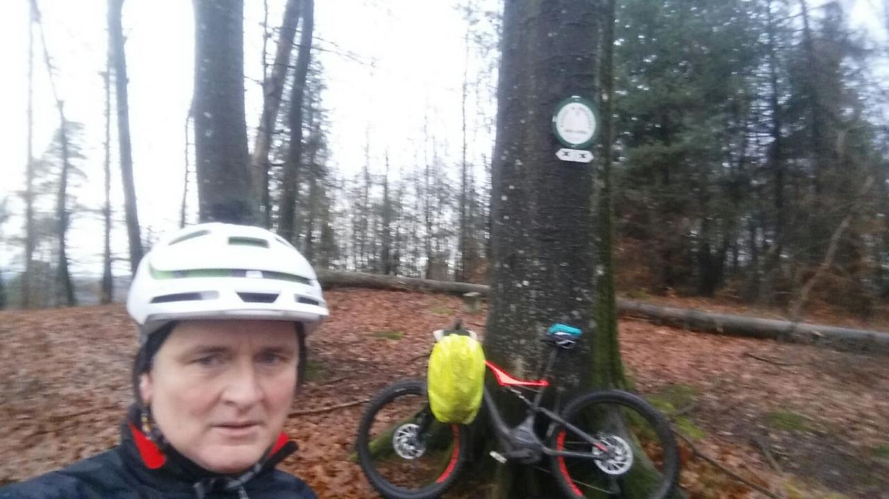 31 déc : l'effet e-bike en haut du Hochkopf !