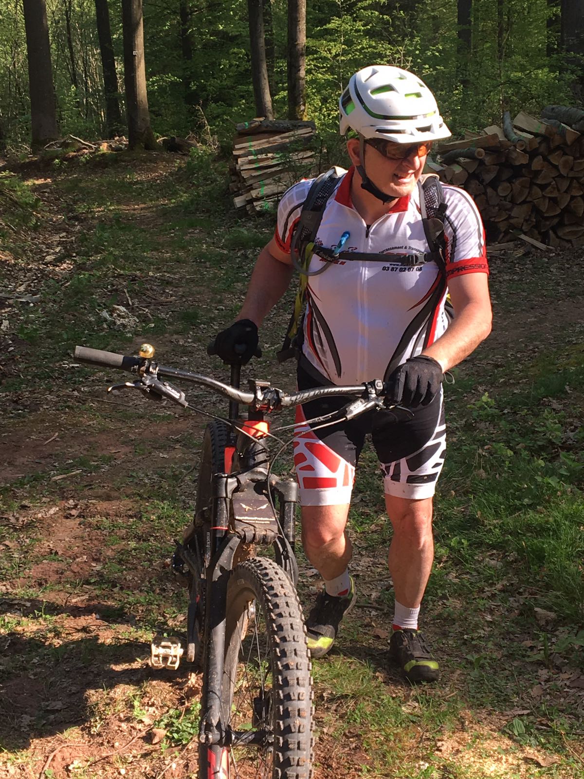 22 avril : Soucht VTT >> Momo avec l'habilitation éléctrique