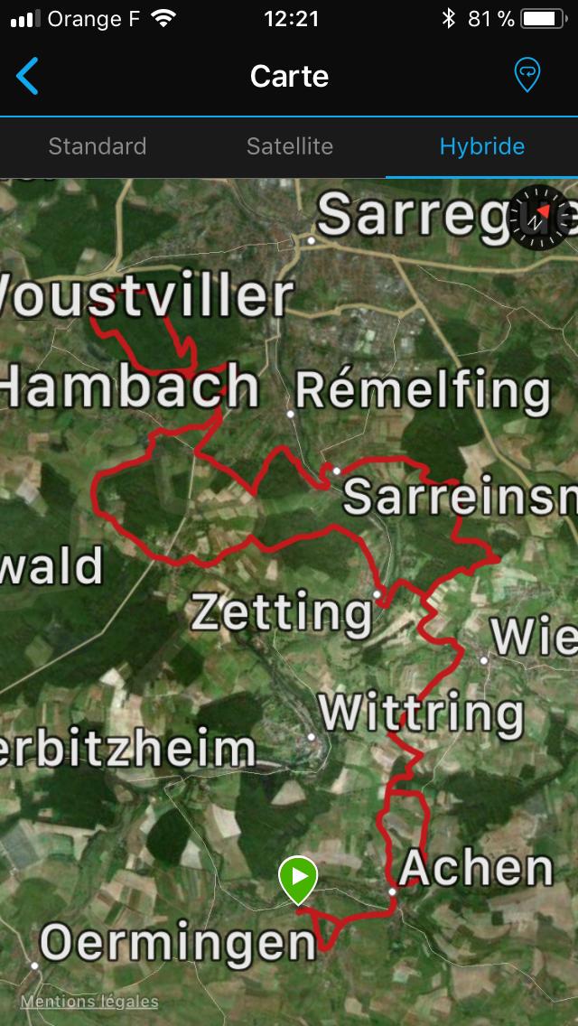 11 Nov : le circuit départ Achen